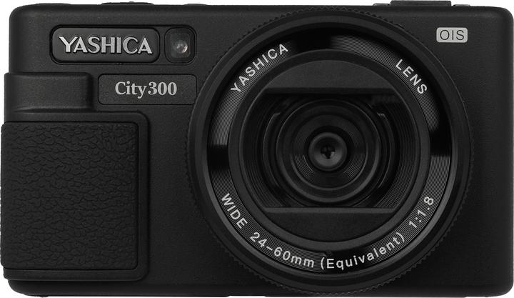 Produktbild Yashica City 300 Black incl. QuickFlash Mini Camera Flash (50MP) (24 - 60 mm, 50 Mpx)