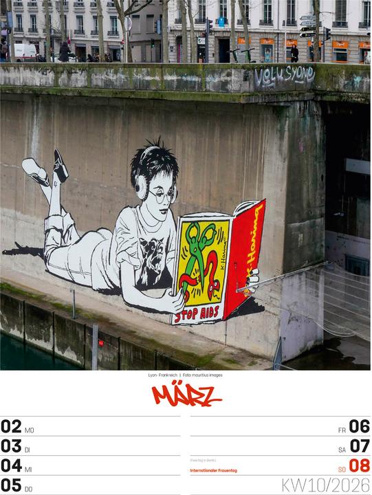 Actual product image Street Art - Graffiti - Wochenplaner Kalender 2026 (25 x 33 cm)