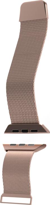 Immagine prodotto Puro Fascia magnetica milanese - Pasek ze stali nierdzewnej do Apple Watch 38/40/41 mm (różowe złoto) (38 mm, 40 mm, 41 mm, Acciaio inossidabile, Apple Watch Series 1, Apple Watch Series 2, Apple Watch Series 3, Apple Watch Serie 4, Apple Watch Serie 5, Apple Watch Serie 6, Apple Watch Series 7, Apple Watch Series 8, Apple Watch Series 9, Apple Watch SE)