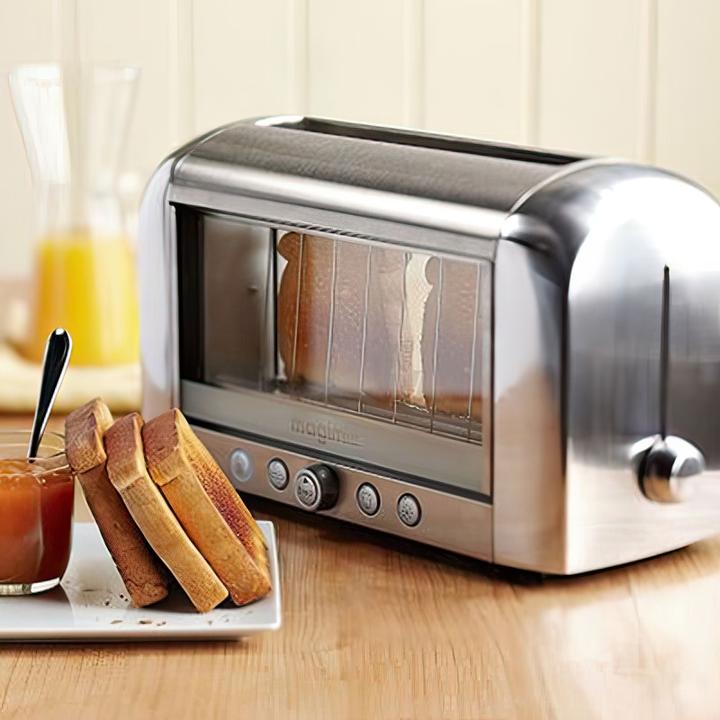 Produktbild Magimix Toaster Vision, chrome mat 22.5 x 39.5 x 18 cm - 1450 W