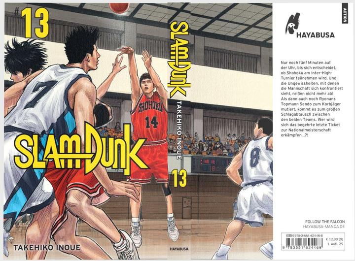 Actual product image SLAM DUNK 13 (Takehiko Inoue, German)