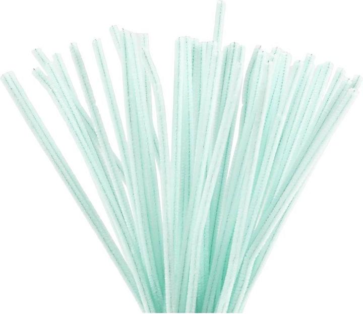 Image du produit Creativ Company Chenilledraht 50 Stück, Türkis, Länge: 30 cm (0.30 m)