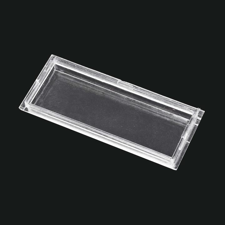 Actual product image Wiltec Name tag cover for letterbox with cut-out of 60x23mm, replacement for 57,5x20mm name tag