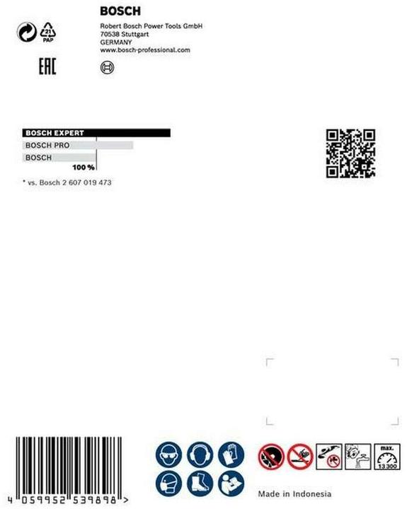 Productafbeelding Bosch Professional Zubehör Expert HardCeramische diamantdoorslijpschijven, 115 x 22,23 x 1,4 x 10 mm