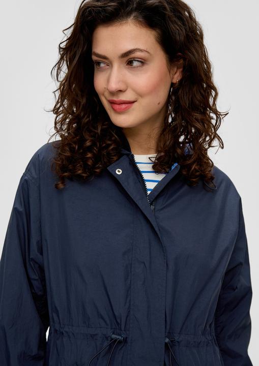 Actual product image S.Oliver Outdoor-Mantel Verstellbarer Parka in Crinkle-Optik (M)