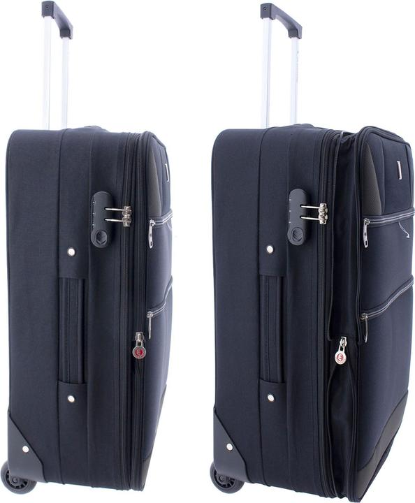 Actual product image Wüsthof 2100 2-wheel trolley 61 cm with expansion fold (57 l)