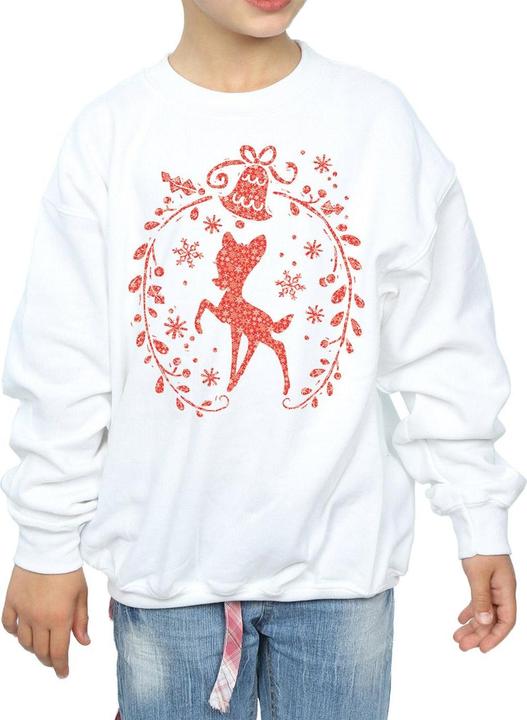 Produktbild Disney Bambi Christmas Wreath Sweatshirt Mädchen (128)