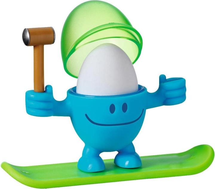 Produktbild WMF Eierbecher mit Löffel lustiger Eierbecher Kinder Kunststoff McEgg blau (1 x)