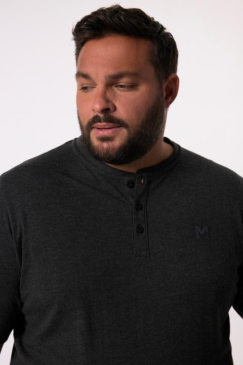 Produktbild Men+ Henley, 2er-Pack, Basic, Halbarm, Rundhals (L)