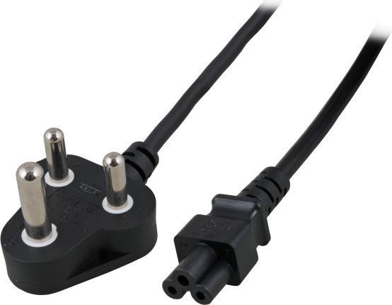 EFB Elektronik EFB Netzkabel Südafrika - C5 180°,schwarz,1.8m,3x0.75mm (1.80 m)