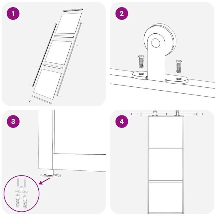 Image du produit vidaXL Schiebetür