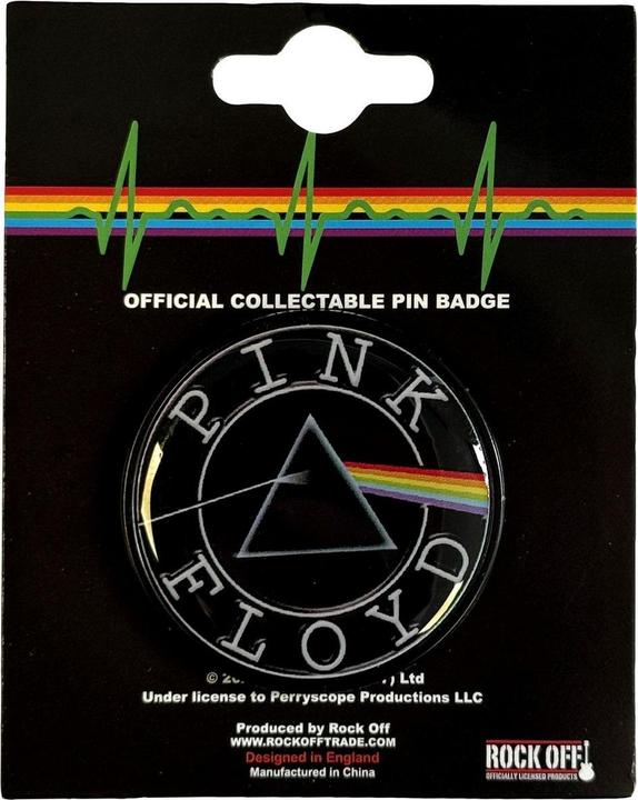 Pink Floyd Pin Circle Logo Badge