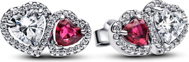 Produktbild Pandora Halo Hearts Stud Earrings (925 Sterling Silber)
