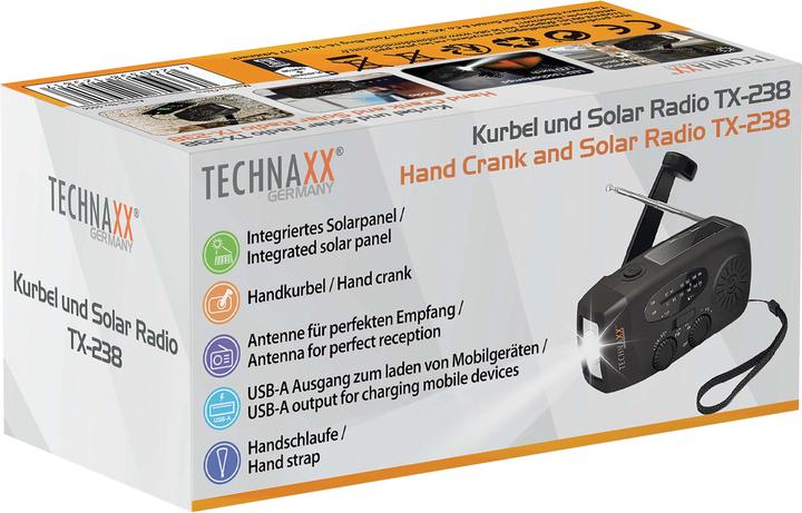 Produktbild Technaxx Handkurbel Und (AM, FM)