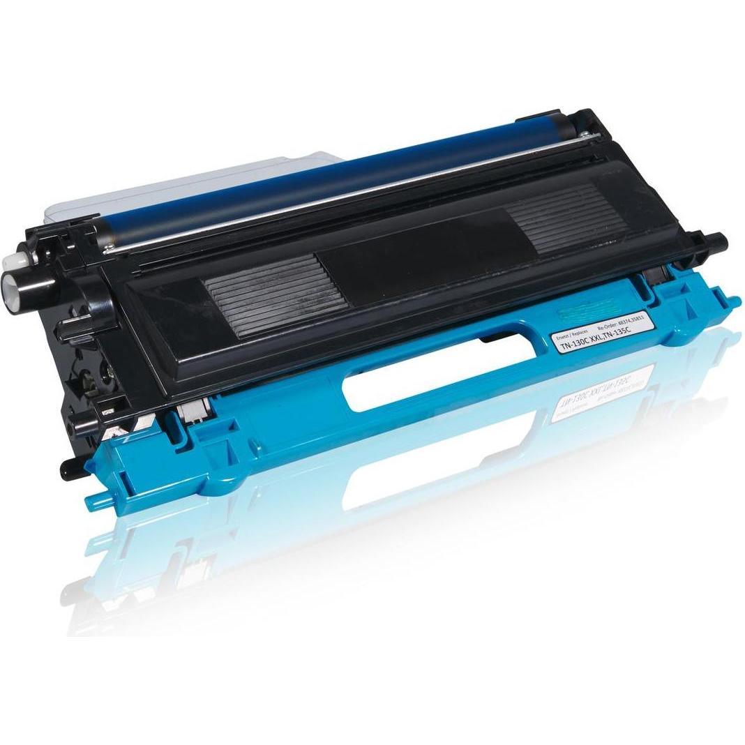 Inkadoo, Toner, Toner kompatibel zu Brother TN-130C XL Toner, cyan Cyan (C)