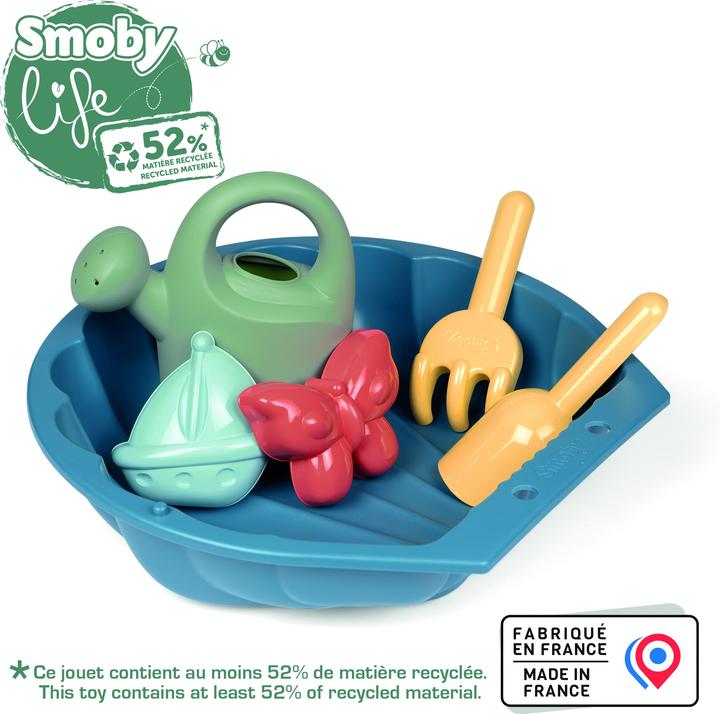 Actual product image Smoby Green Sand Shell + Sand Toy
