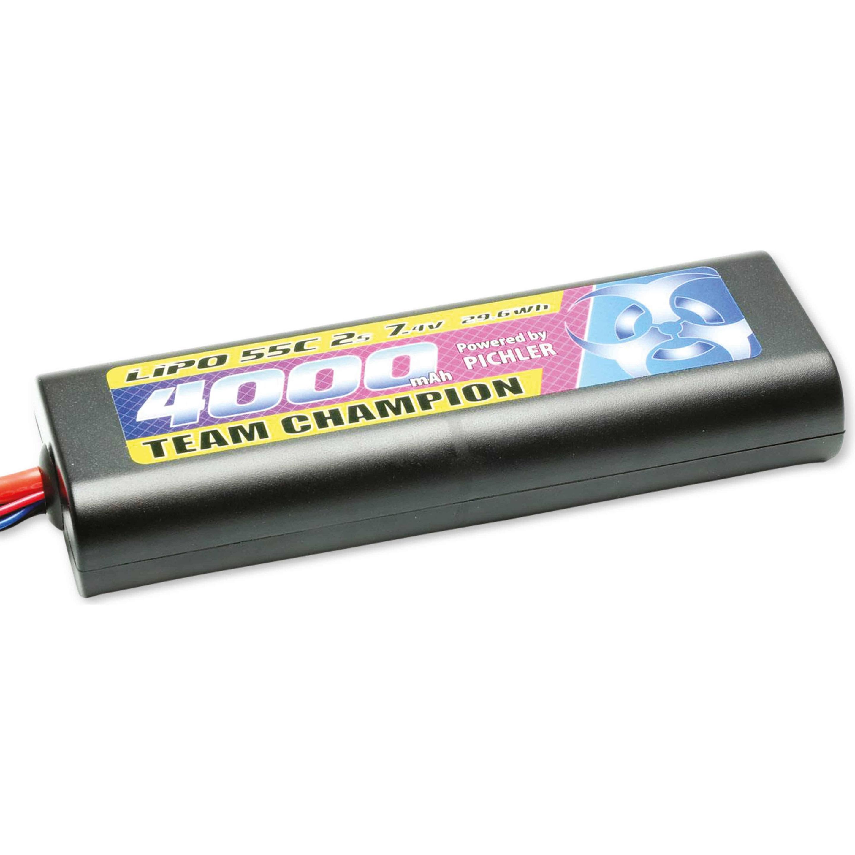 Pichler LiPo Akku Team Champion 4000, 7,4V, 55C, T Stecker (7.40 V)