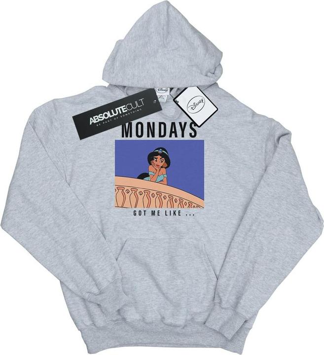 Produktbild Disney Princess Jasmine Mondays Got Me Like Kapuzenpullover Mädchen (140, 146)