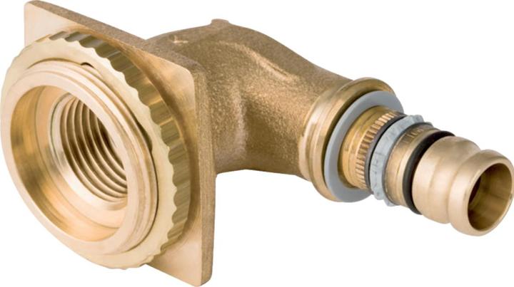 Geberit Anschlusswinkel Mepla 20xRp 1/2, 90G, f UP-Spülkasten, Rotguss (Connessione ad angolo)