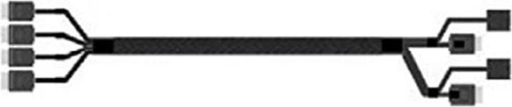 Produktbild Intel A2U4PSWCXCXK1 Cable Kit Oculink 2U 4 port Switch Card for Riser 1 or 2 to Left Drive Bay (75.50 cm, SATA)