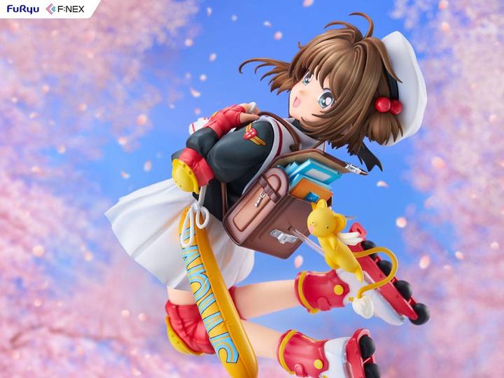 Actual product image Furyu NacCardcaptor Sakura honeko FNEX statuette 1/7 25th Anniversary Sakura Kinomoto 17 cm