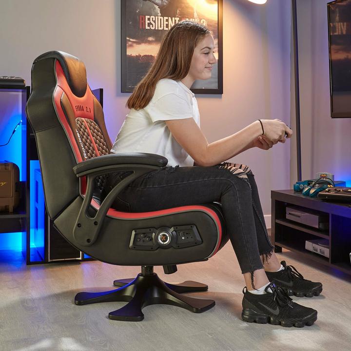 Productafbeelding X Rocker Beeldscherm Evora 2.1 audio sans-fil Noire/Rouge