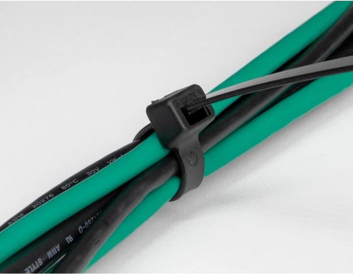 Image du produit Delock Serre-câbles résistant à la chaleur L 100 x L 2,5 mm noir 100 pcs. (100 mm, 100 pcs)