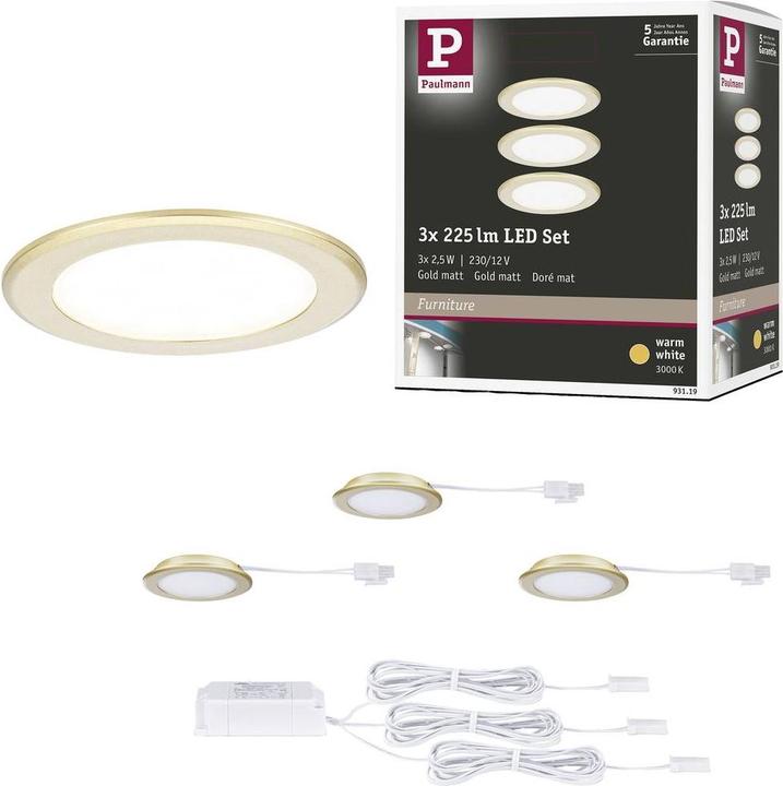 Produktbild Paulmann Möbeleinbauleuchte (540 lm)