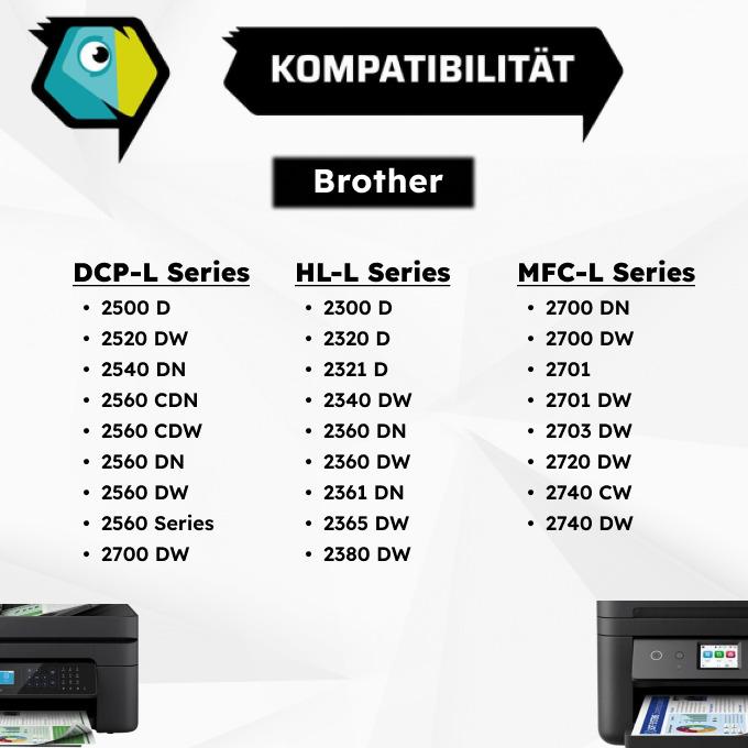 Image du produit Inkadoo Toner compatible avec Brother TN-2310 toner, noir noir (CF)
