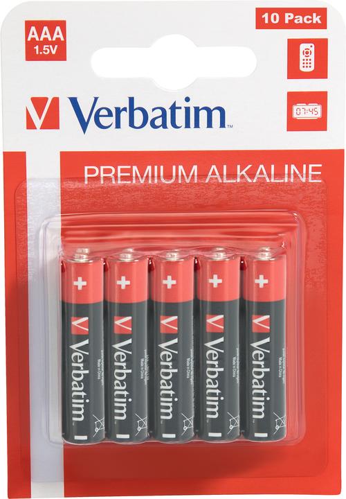 Verbatim Batteria Alcalina AAA (10 pz., AAA)