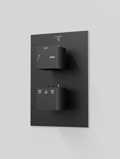 Actual product image Steinberg 160 series shower / bath faucet, ready-mounted set, concealed, two consumers, 16041333
