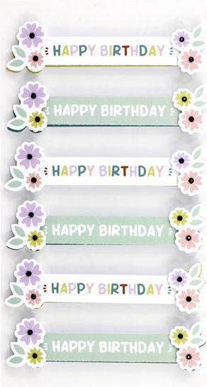 Produktbild Artoz Aufkleber Artwork Happy Birthday