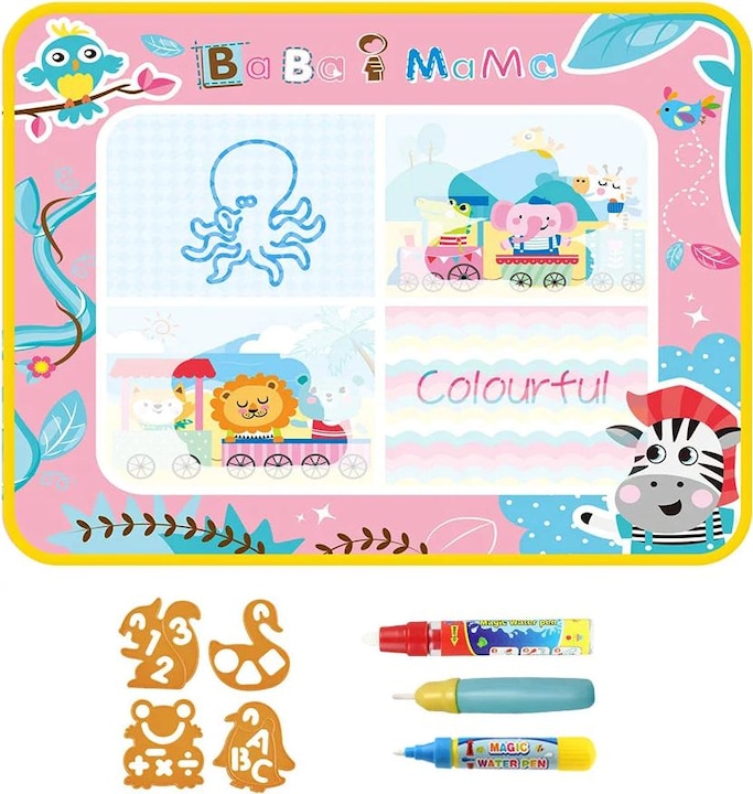 Produktbild Activity Board Magische Wasser Zeichnung Matte Färbung Doodle Matte mit Magie Stifte Spielzeug Malerei Board