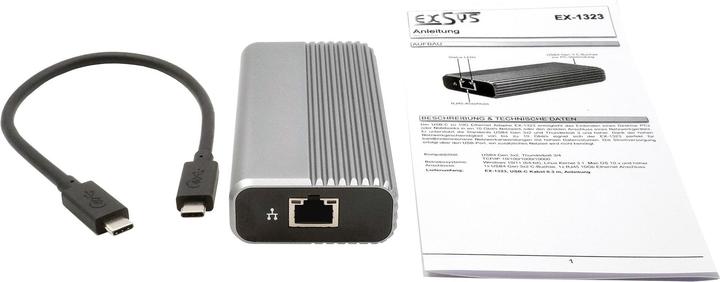 Produktbild Exsys EX-1323 (Thunderbolt 3, USB 4, RJ45 (1x))