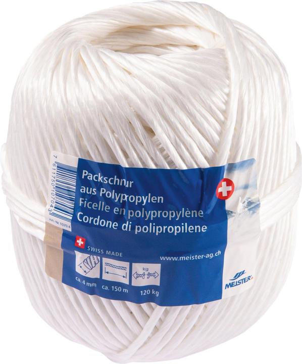 Actual product image Meister Hand packing cord Ø 4 mm, 150 m, White (150 m)