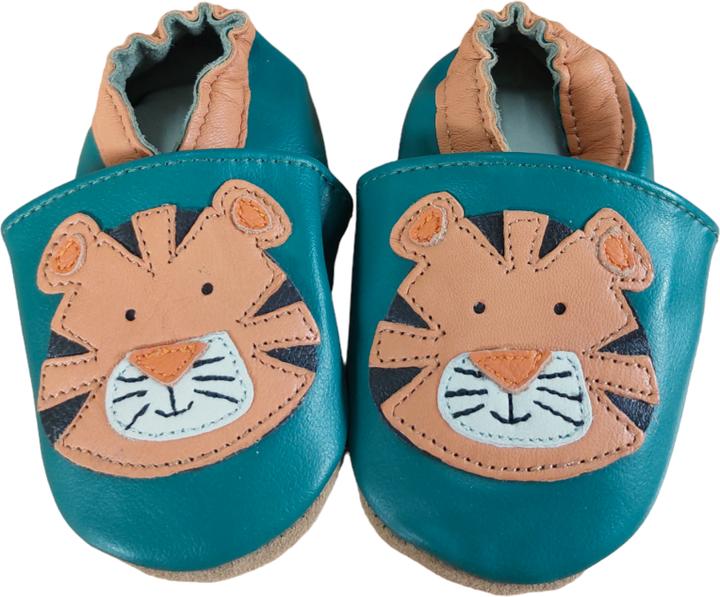 Zwergehuus Leather finch 6-12 Mt. Tiger petrol:orange