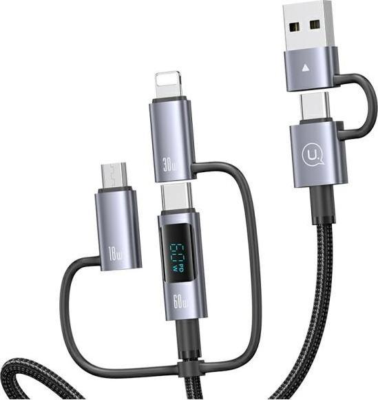 Produktbild Usams 6in1 USB Kabel (1.20 m, USB 2.0, 60 W)