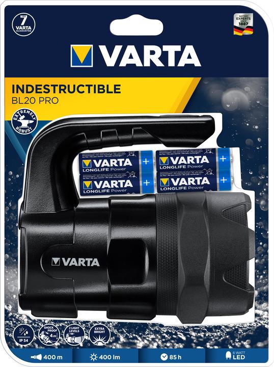 Actual product image Varta Indestructible BL20 Pro (400 lm)