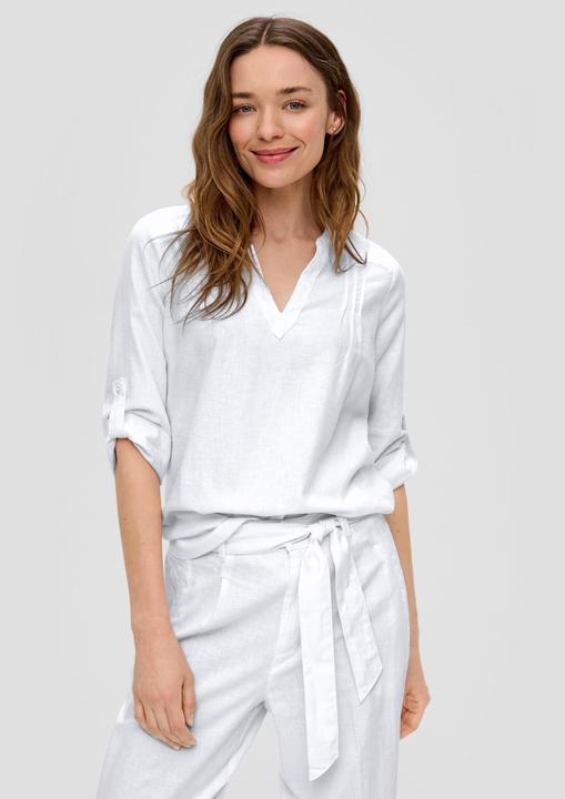 Immagine prodotto s.Oliver Bluse Leinenbluse mit 3/4-Arm und Tunika-Ausschnitt (48)