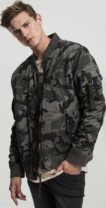 Produktbild Urban Classics Vintage Camo Cotton Bomber Jacket (S)