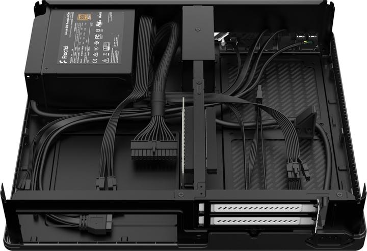 Actual product image Fractal Design Node 202 SFX HTPC Case w/Anode Bronze 450W PSU Mini ITX 310mm GPU (Mini-ITX)