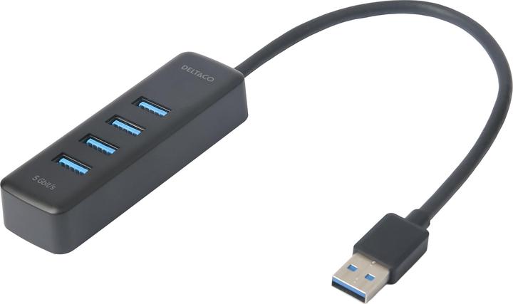 Immagine prodotto Deltaco UH-734 (USB-A, 4 porte)