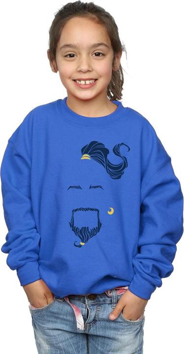 Image du produit Disney Sweatshirt fille Aladdin Movie Genie Blue Face (140, 146)