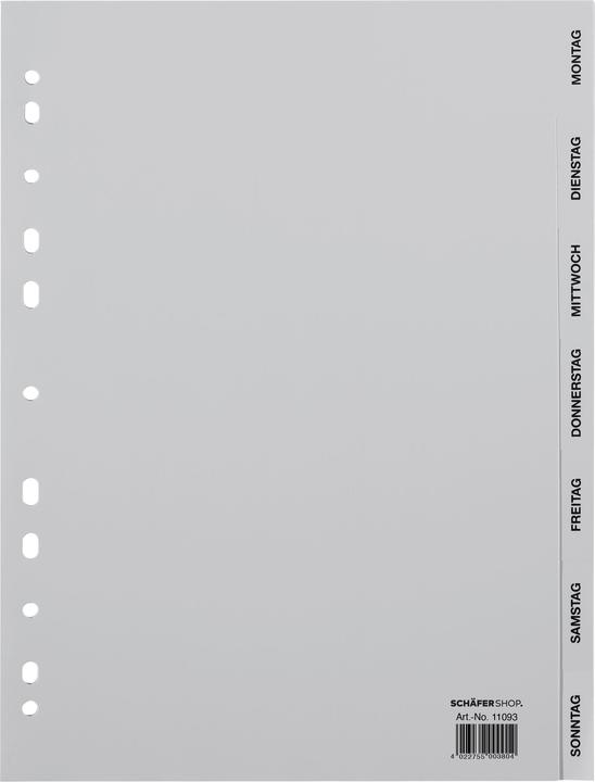 Produktbild Schäfer Shop PP-Ordner-Register, diverse Ausführungen, einzeln