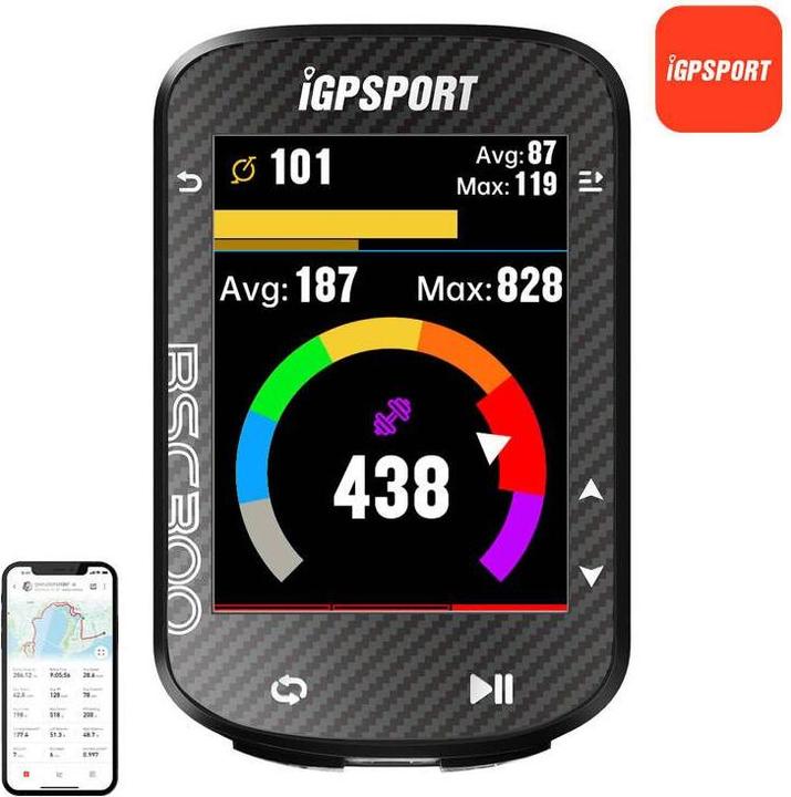 Actual product image iGPSport Bike computer BSC300 Maps Navigation Bike computer