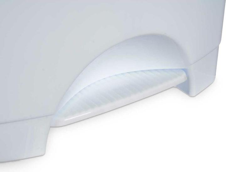 Produktbild Natec Papierkorb mit Pedal Weiss Kunststoff 10 L (8 Stück) (10 l)