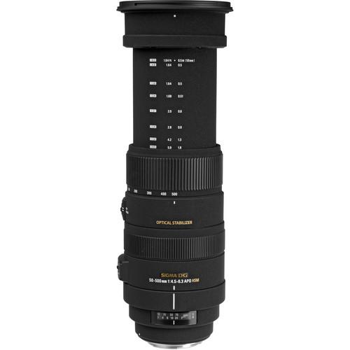 SIGMA 50-500mm 4.5-6.3 DG OS HSM Canon用 Sigma 50-500mm, f/4.5-6.3 DG APO OS HSM, Canon - kaufen bei Digitec