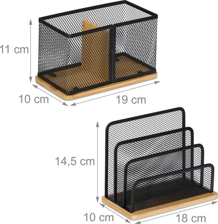 Immagine prodotto Relaxdays 2x organizer-da-scrivania