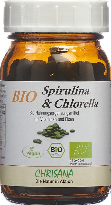 Image du produit Chrisana Bio Spirulina & Chlorella Tablette (250 pièce(s), Capsules, Cachets, 318 g)