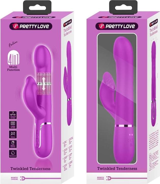 Produktbild Pretty Love Rabbit Vibrator Perlen Violet